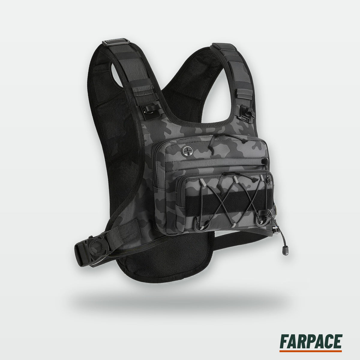 Farpace Trail Vest — Grey Camo