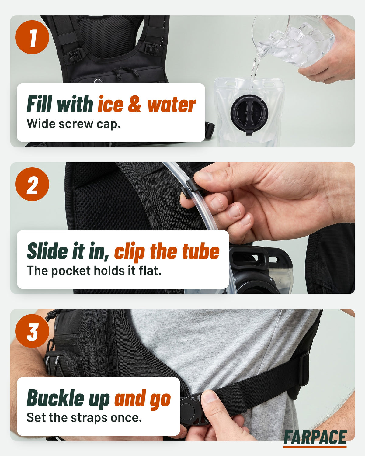 Ready in 3 steps
